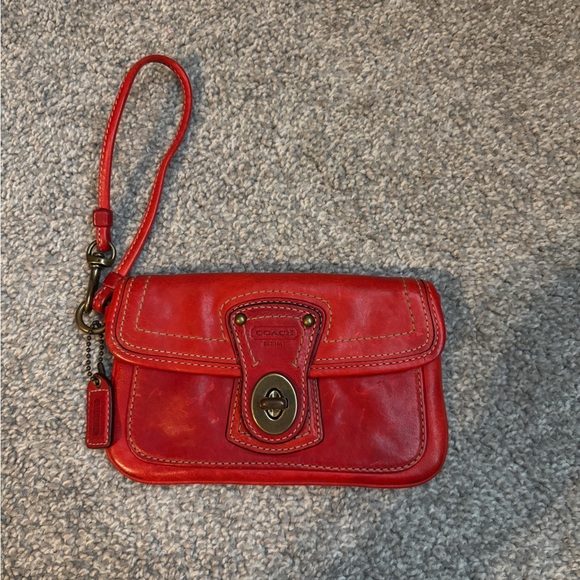 Coach Legacy 65th Anniversary Flap Wristlet - Picture 1 of 12